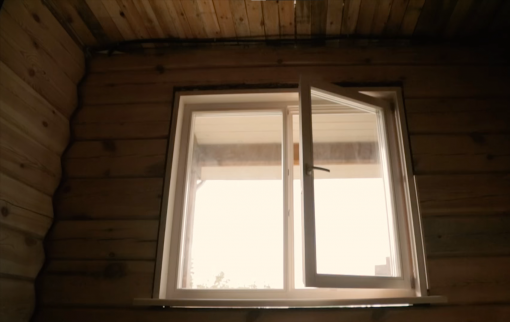 Установка трех двустворчатых окон в частный дом